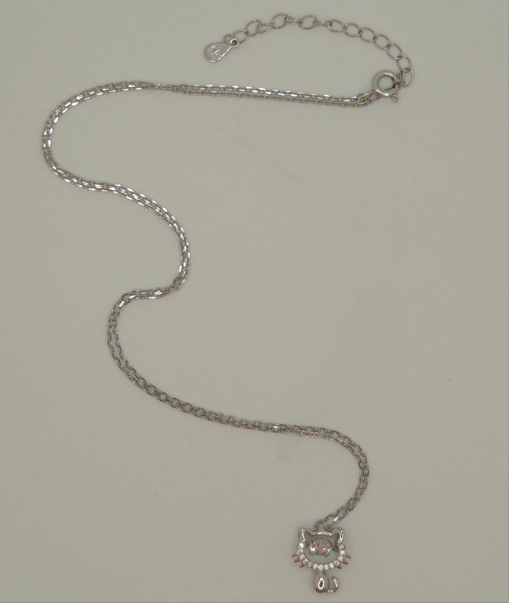 Razzle-Dazzle Cat Necklace