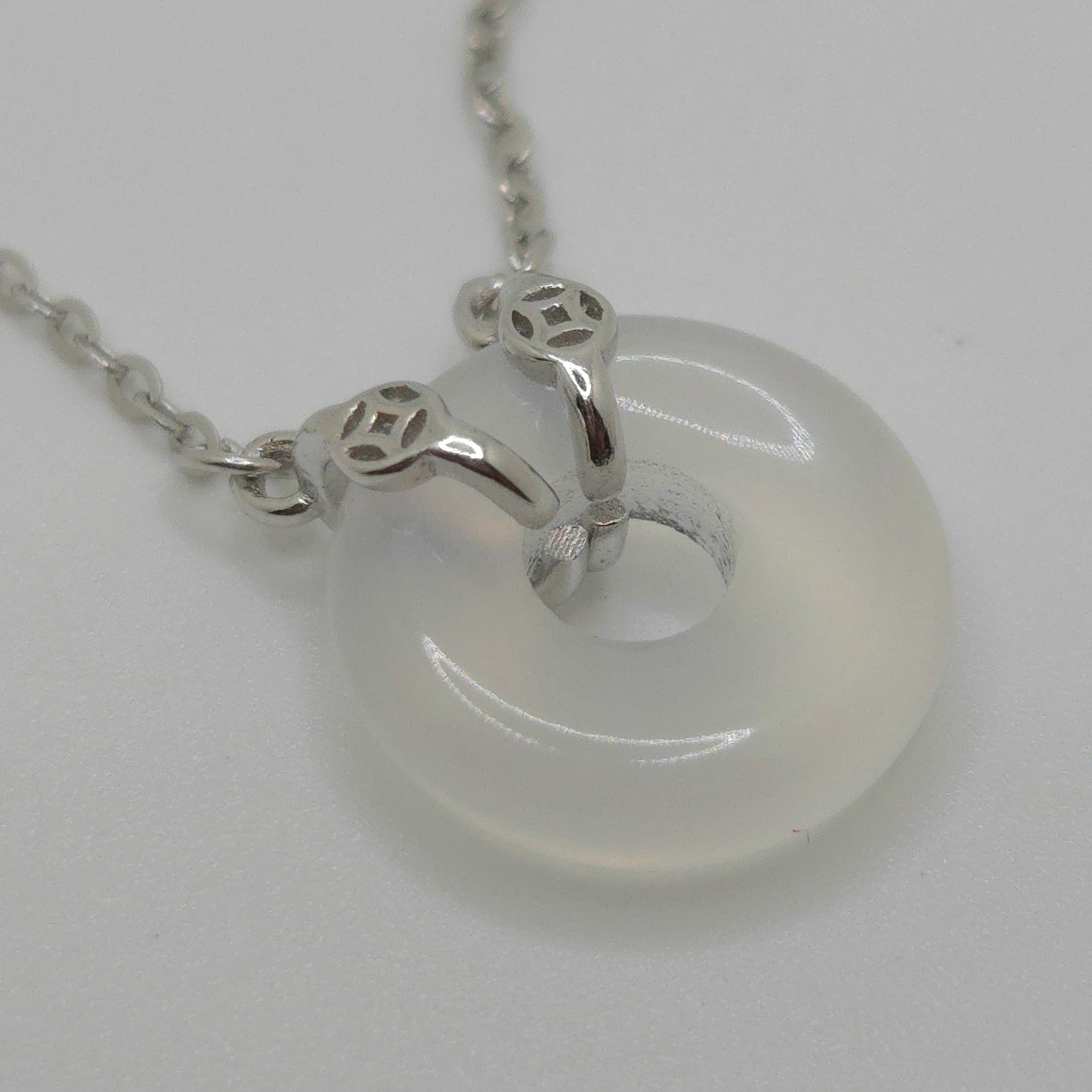 Chalcedony Stone Buckle Bracelet