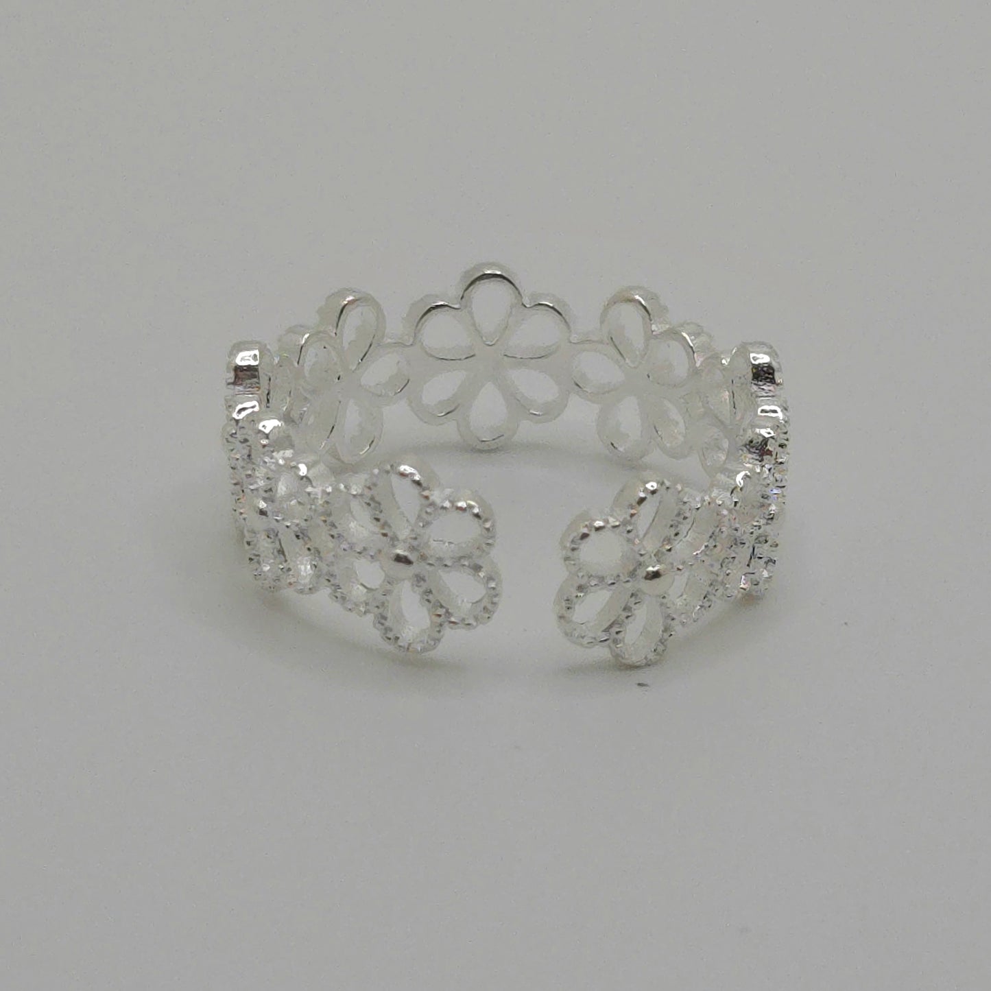Flower Band Ring