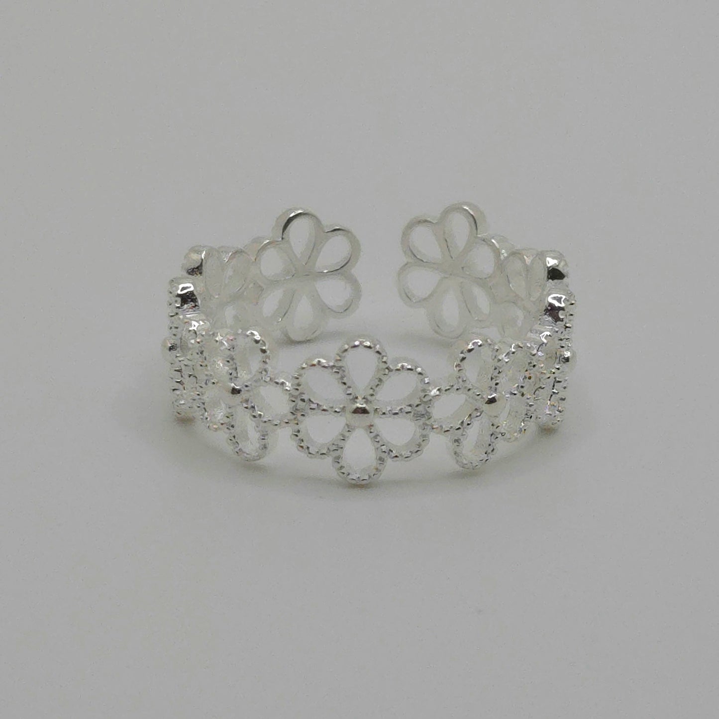 Flower Band Ring