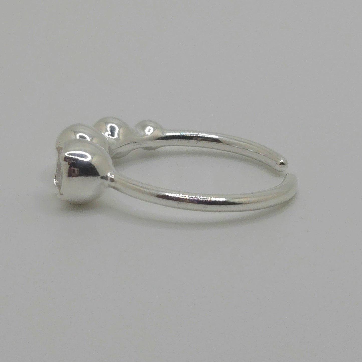 Quad Bead Zircon Ring