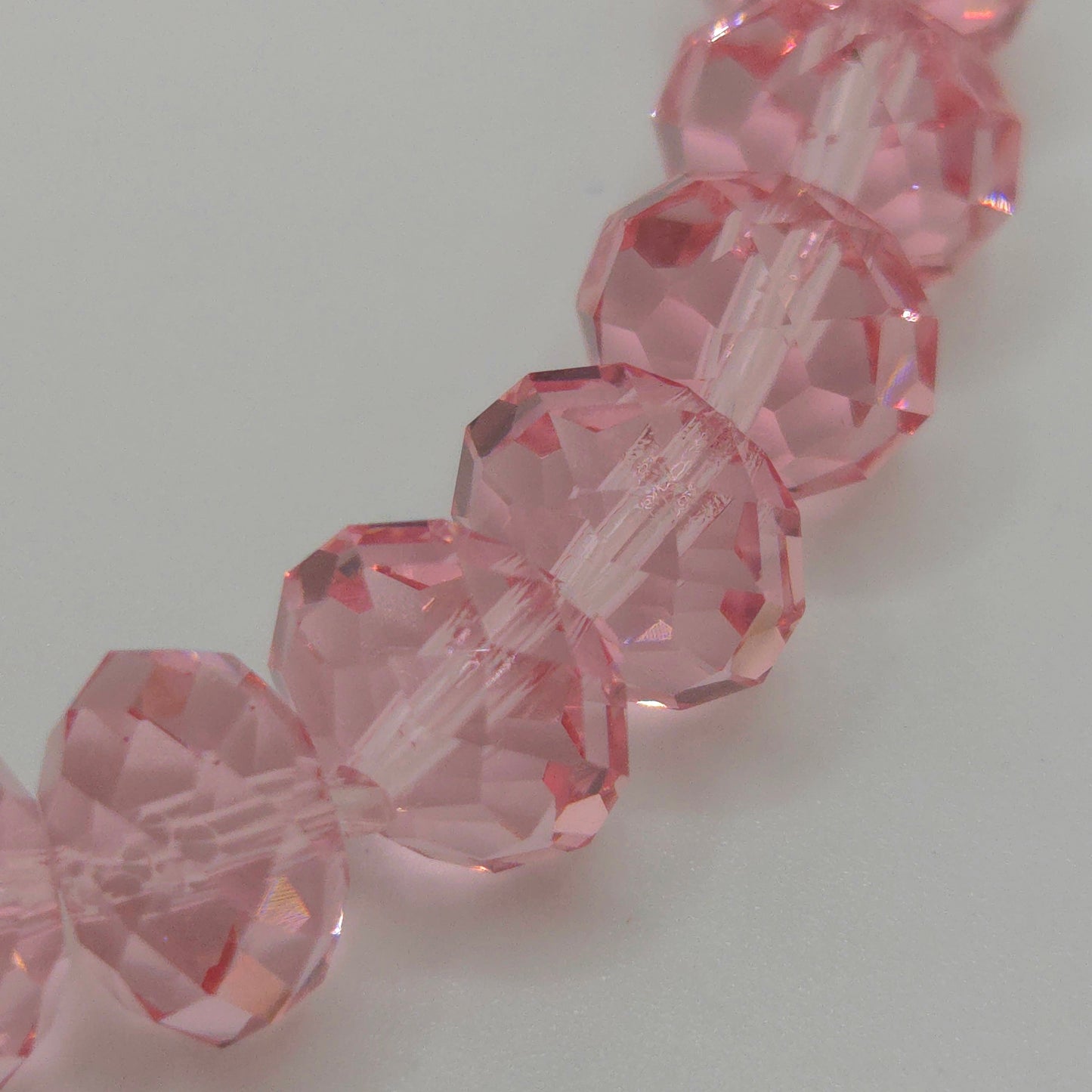 Blush Pink Gemcut Crystal Bracelet
