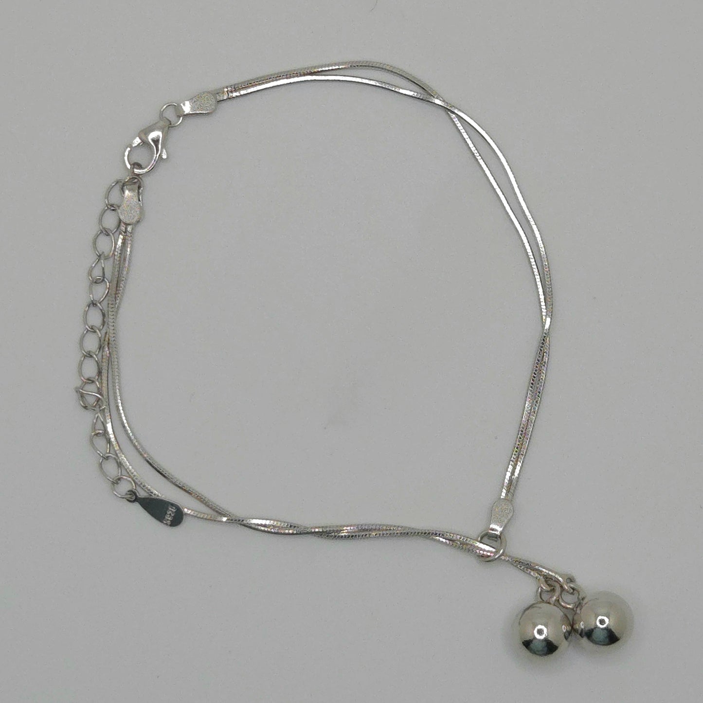 Double Chain/Double Bead Bracelet