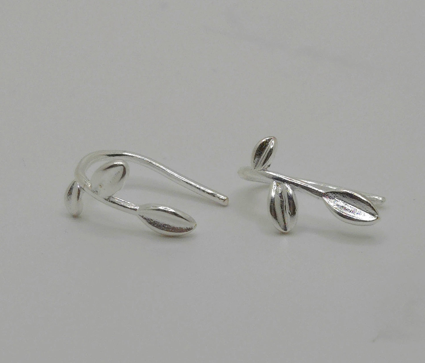 Sprout Leaf Hook Earrings