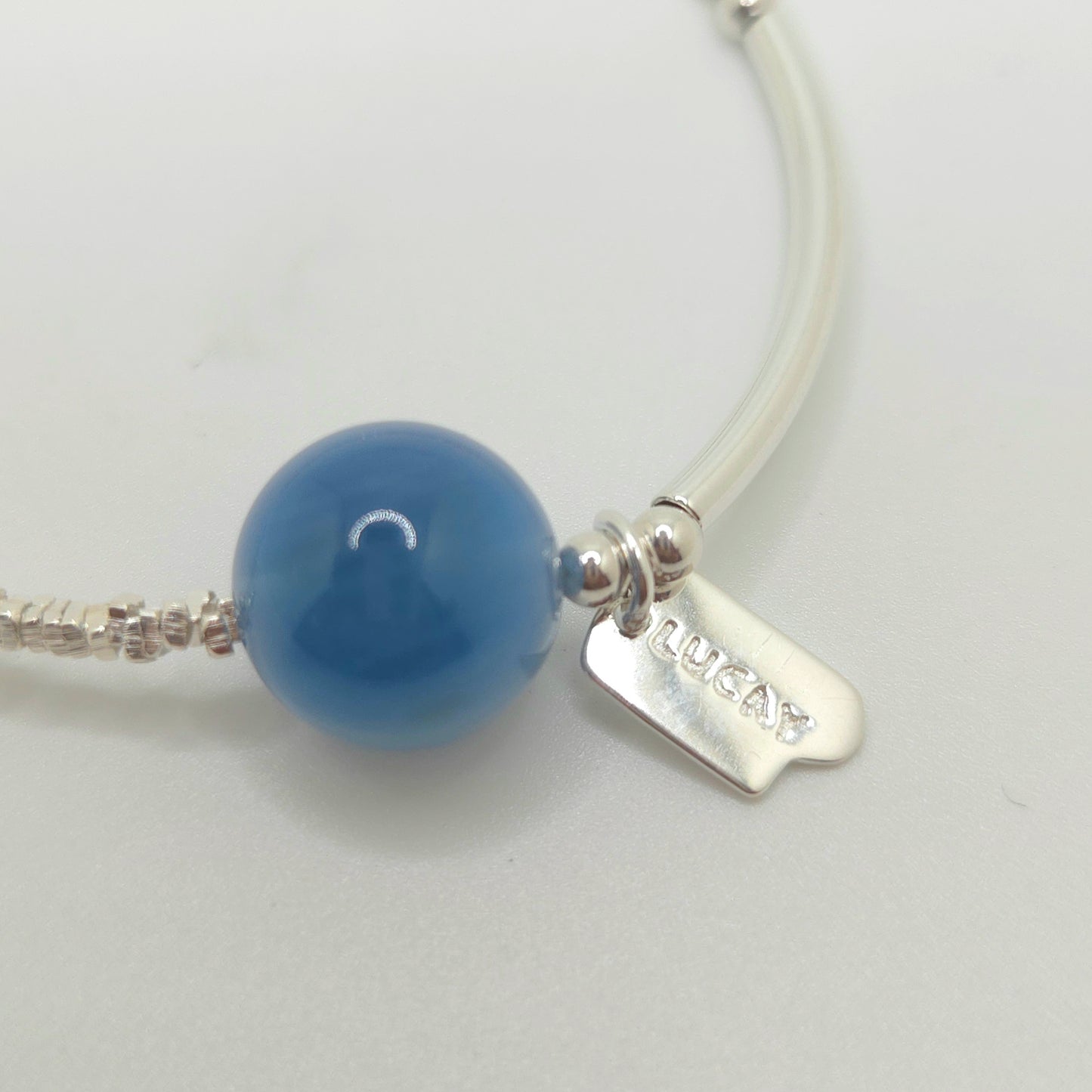 Planet Bleu Agate Stone Bracelet