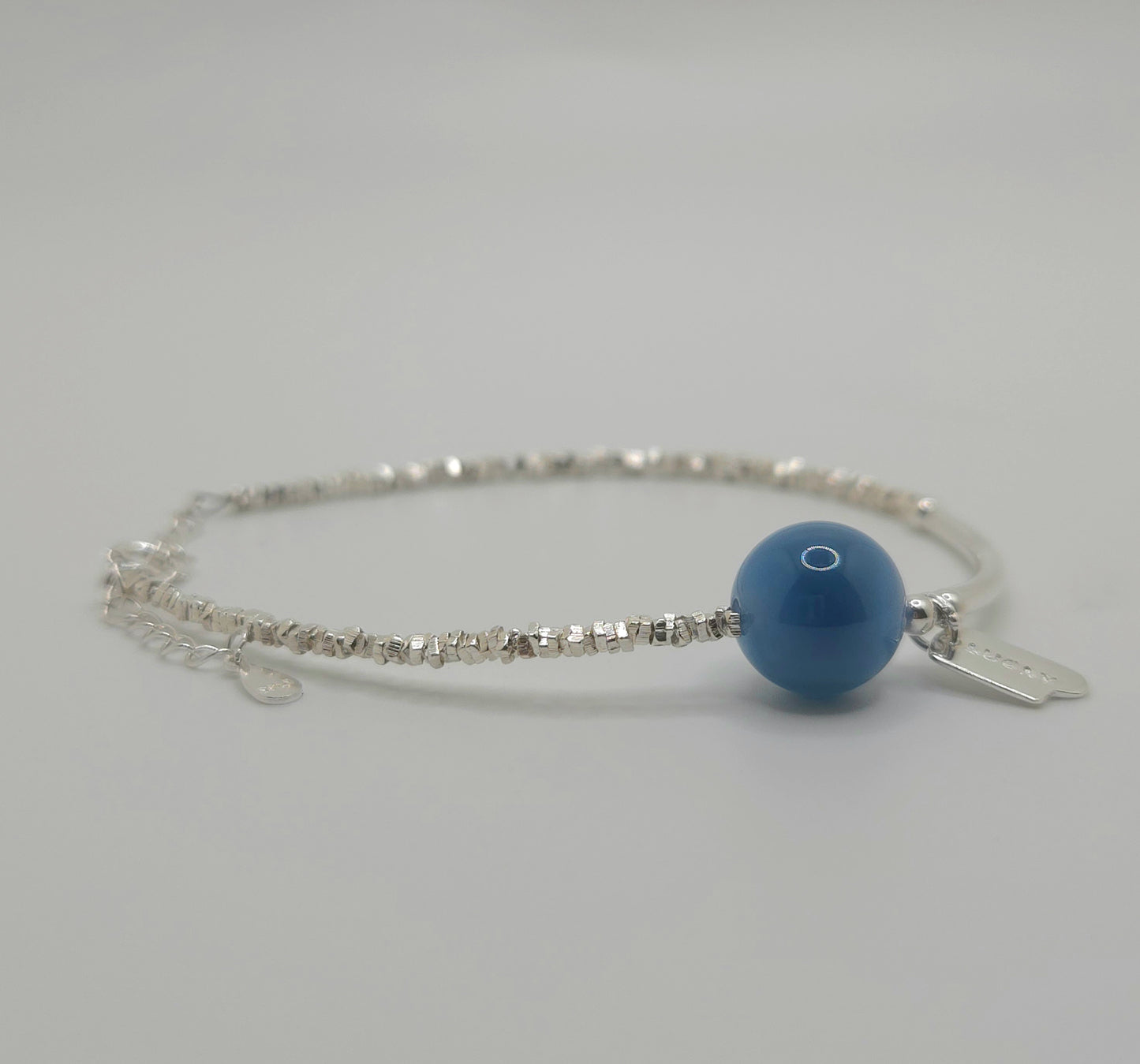 Planet Bleu Agate Stone Bracelet