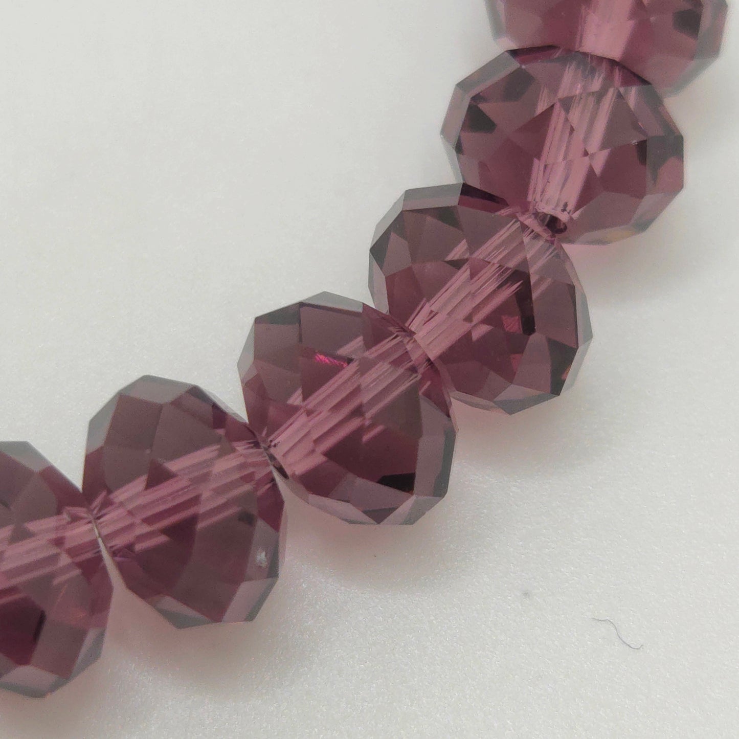 Royal Purple Gemcut Crystal Bracelet