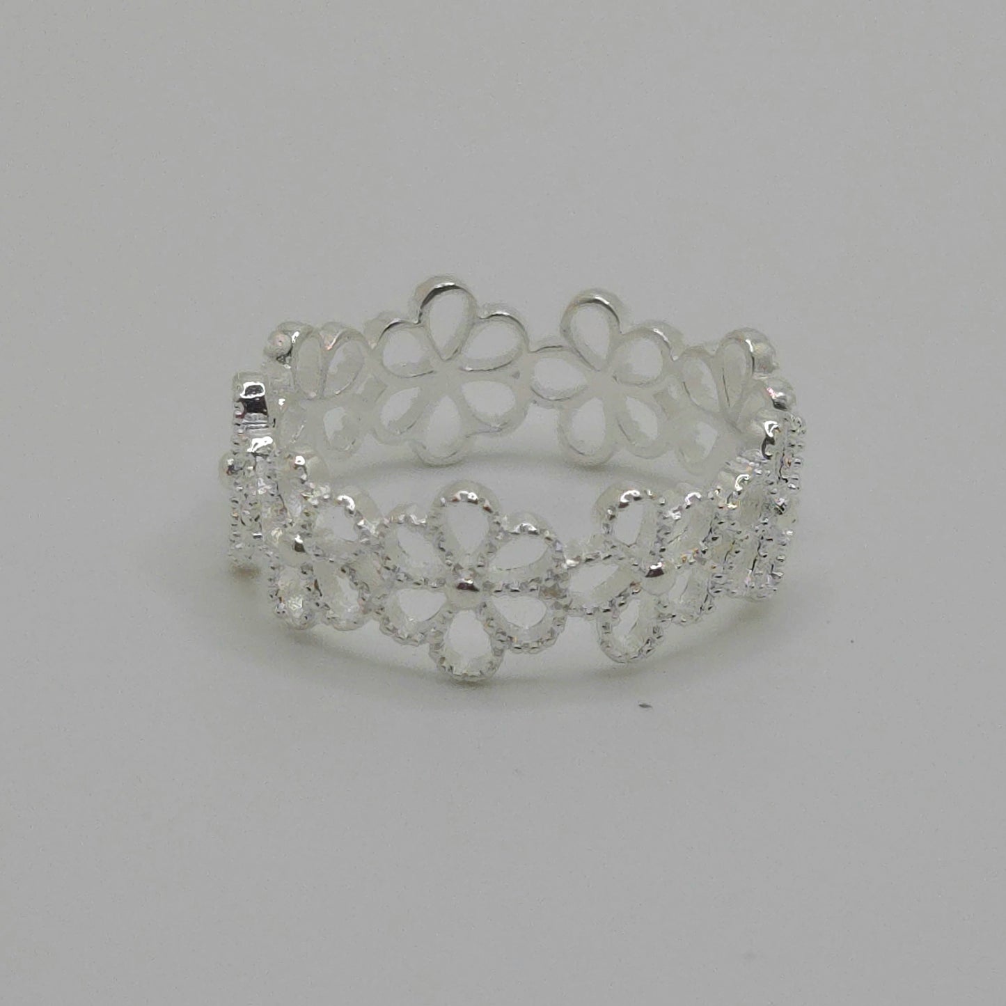 Flower Band Ring