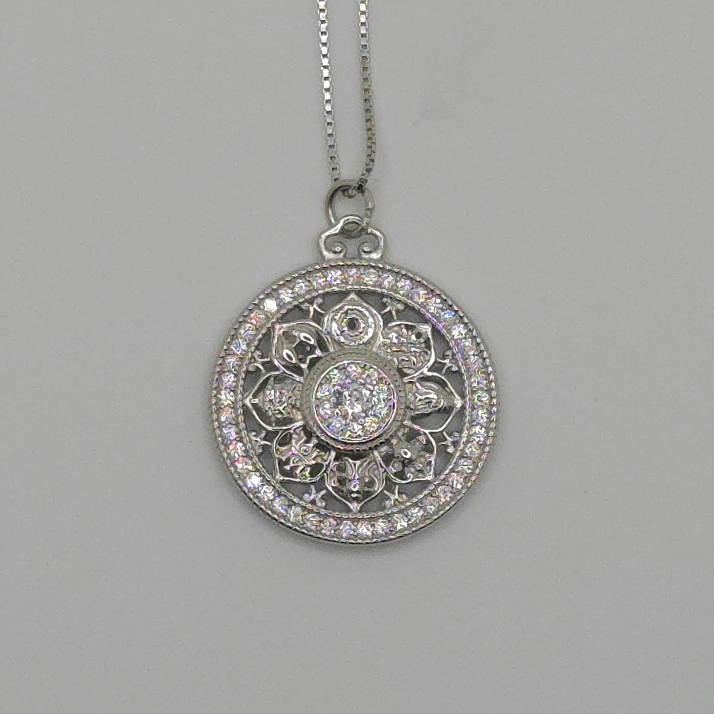 8-Treasures Compass Pendant Necklace