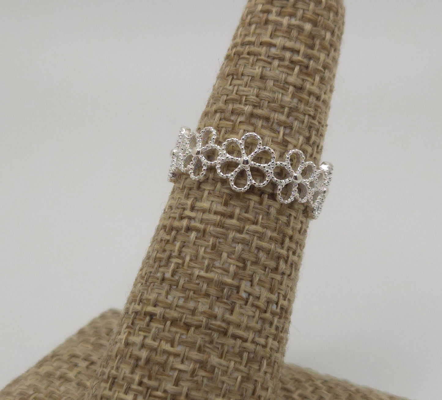 Flower Band Ring