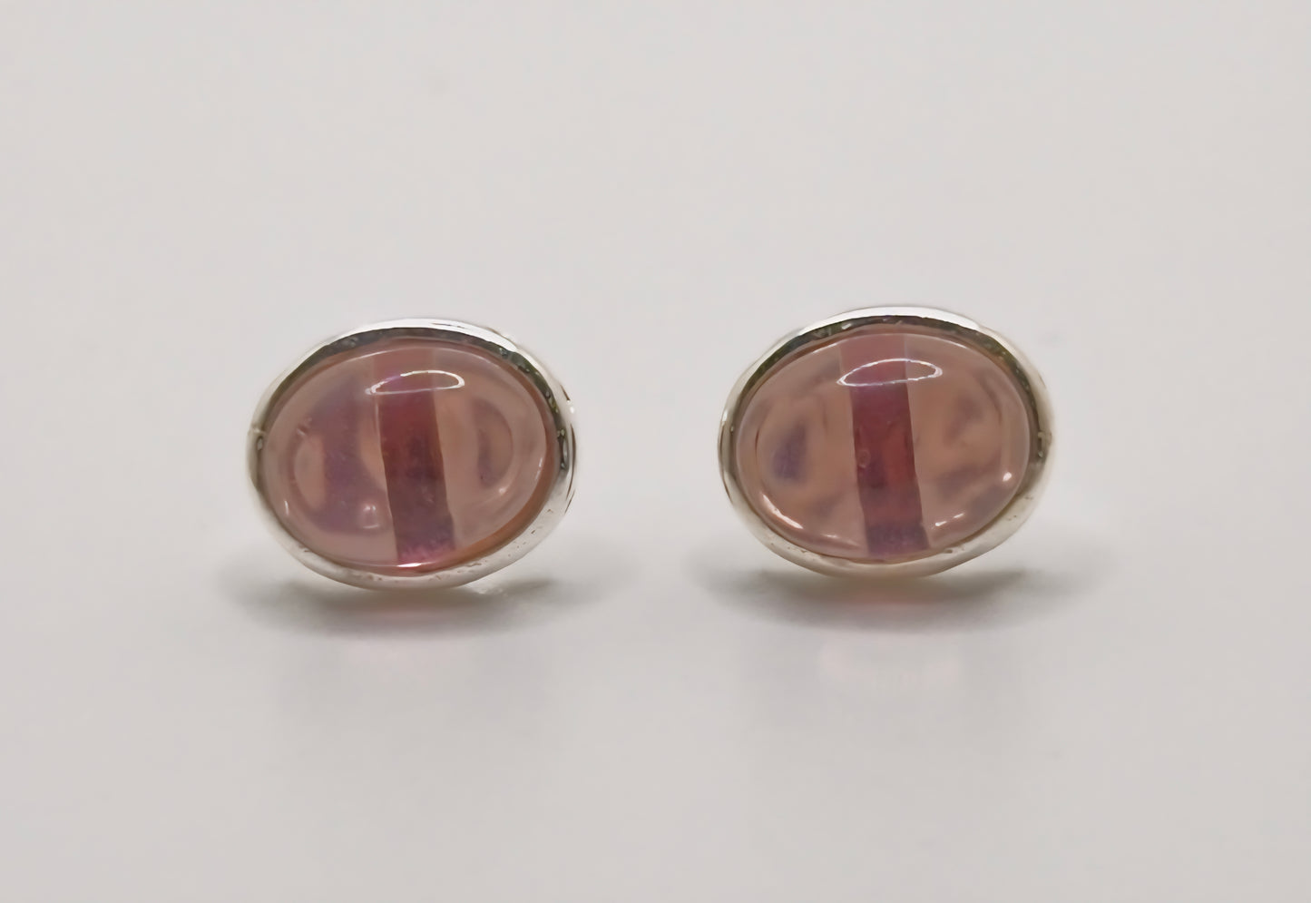Deep Purple Amethyst Stud Earrings